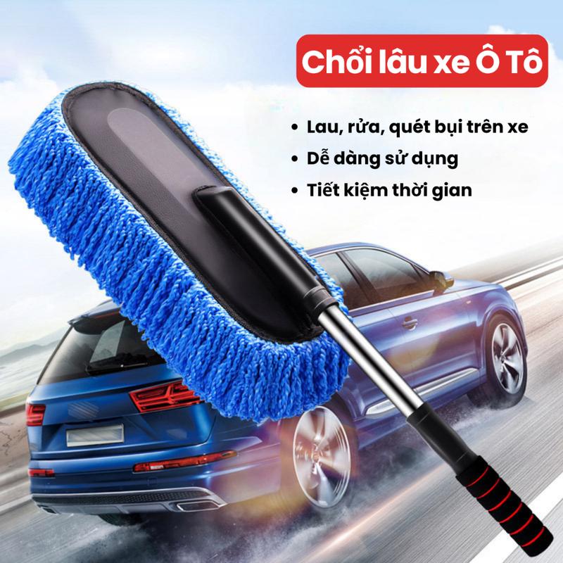 Chổi lau xe Ô tô chổi rửa quét bụi cho xe hơi dễ dàng sử dụng tháo ra lắp vào nhanh chóng