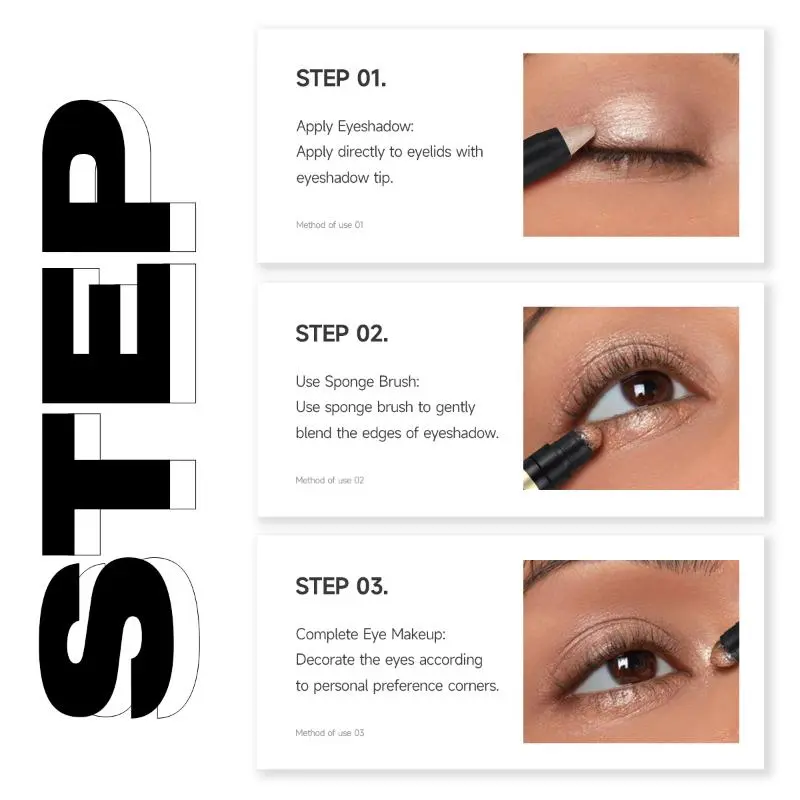 Long Lasting Shimmering Eyeshadow Pencil, 1 Count Ultra Pigmented and Long Lasting Cream Eye Shadow Pen, Eye Makeup Tool for Women, One Size Makeup, Christmas Gift 5