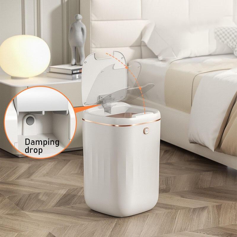 Product Introduction of Thùng rác thông minh, XiaoZHUBANGCHU, Cảm biến tự động, Dung tích lớn, Nhỏ Gọn, Thích hợp cho nhà bếp và phòng ngủ Đựng Rác Đồng 14