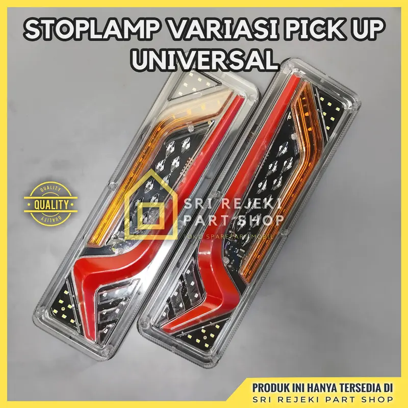 1 Set StopLamp Pick Up Variasi Model Blitz / V 12 Volt Stop Lamp Lampu Belakang L300 Futura Carry 10 Grand Max Panther DLL 4