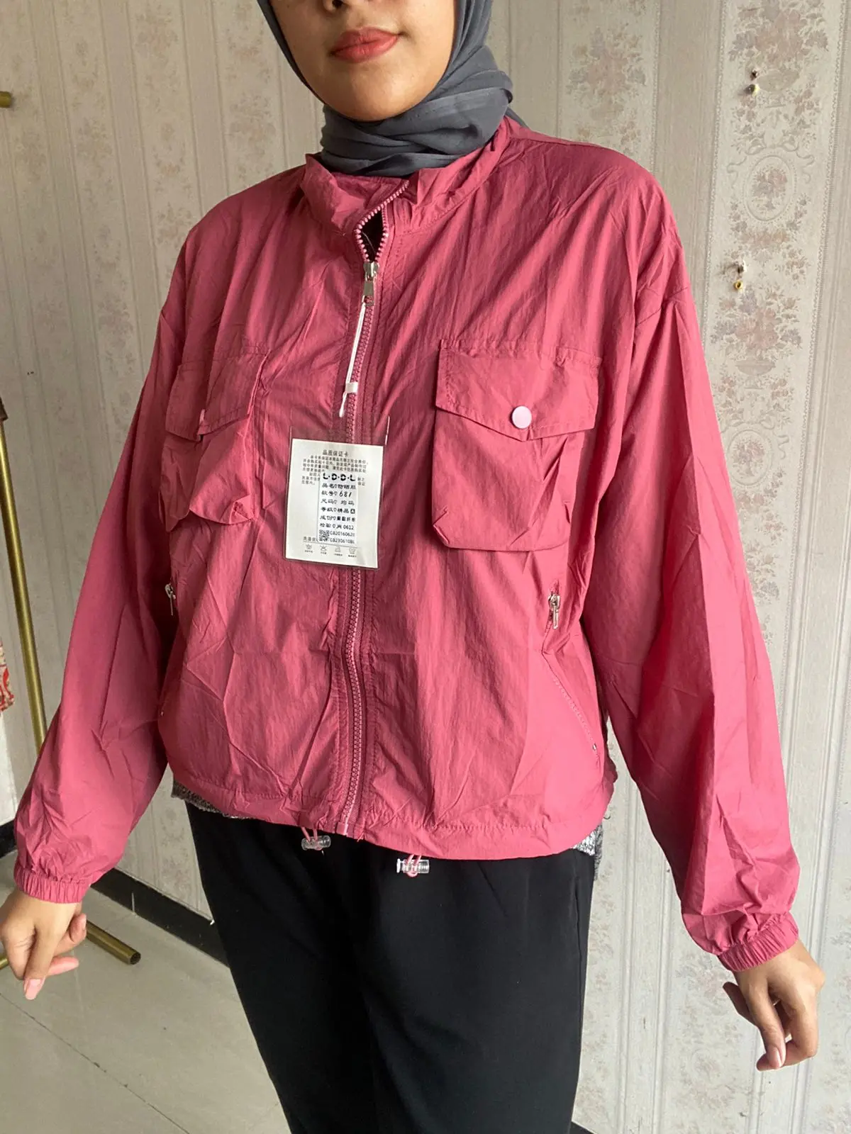 Jaket Sport Premium Polos Parasut