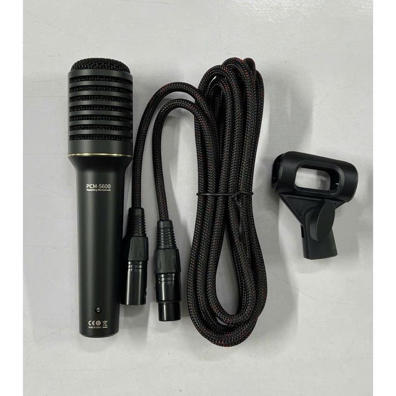 micro thu âm tak tar cao cấp PCM-5600 kèm dây canon . hộp đựng mic . đầu kẹp míc. sản phẩm bảo hành 6 tháng