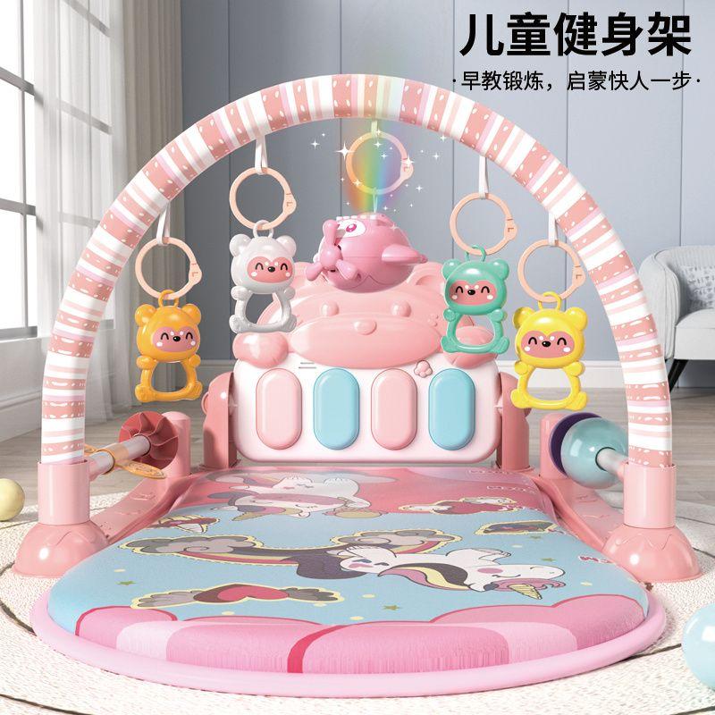 Product Introduction of Mainan Bayi Baru Lahir, Rak Kecergasan Pedal Piano, Sesuai untuk 0-1 Tahun, Pendidikan Awal, Sesuai untuk Bayi Lelaki dan Perempuan, Hadiah 3-6 Bulan, untuk Pendidikan Baby Playmat Anak Cartoon 0