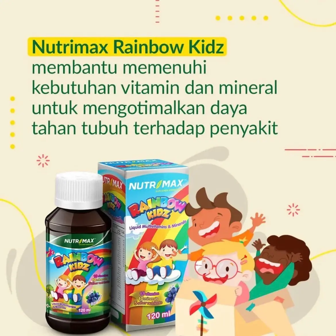 Nutrimax Rainbow Kidz Anak