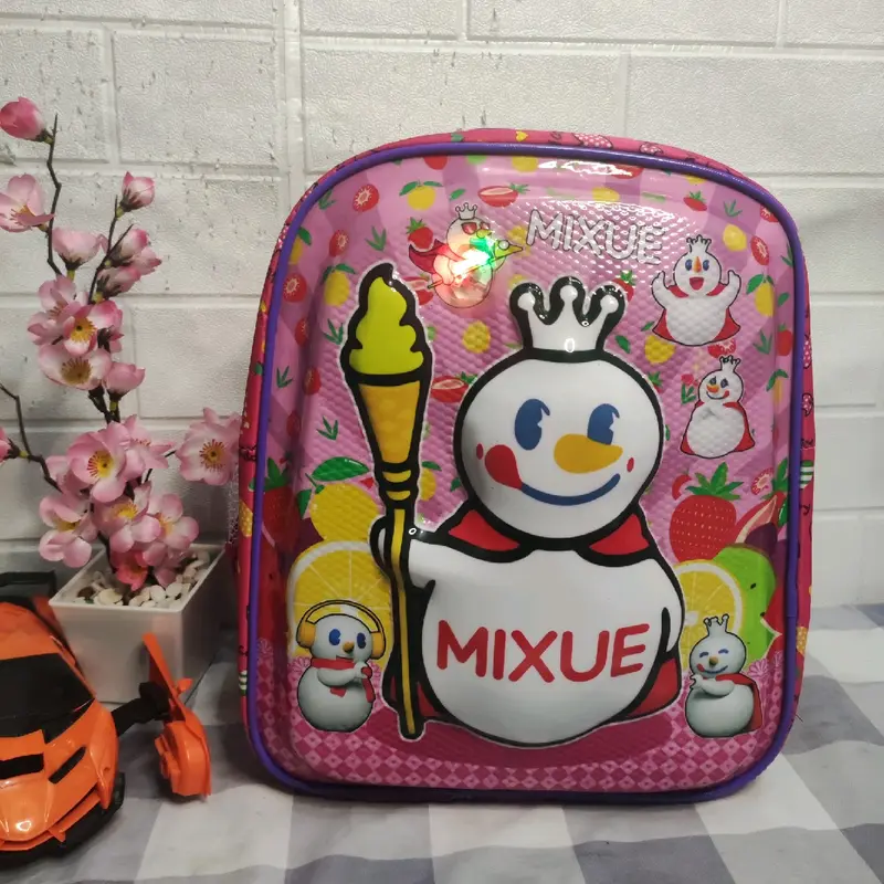 Tas anak TK MIXUE pake led karakter terbaru Paud dan SD Motif 1