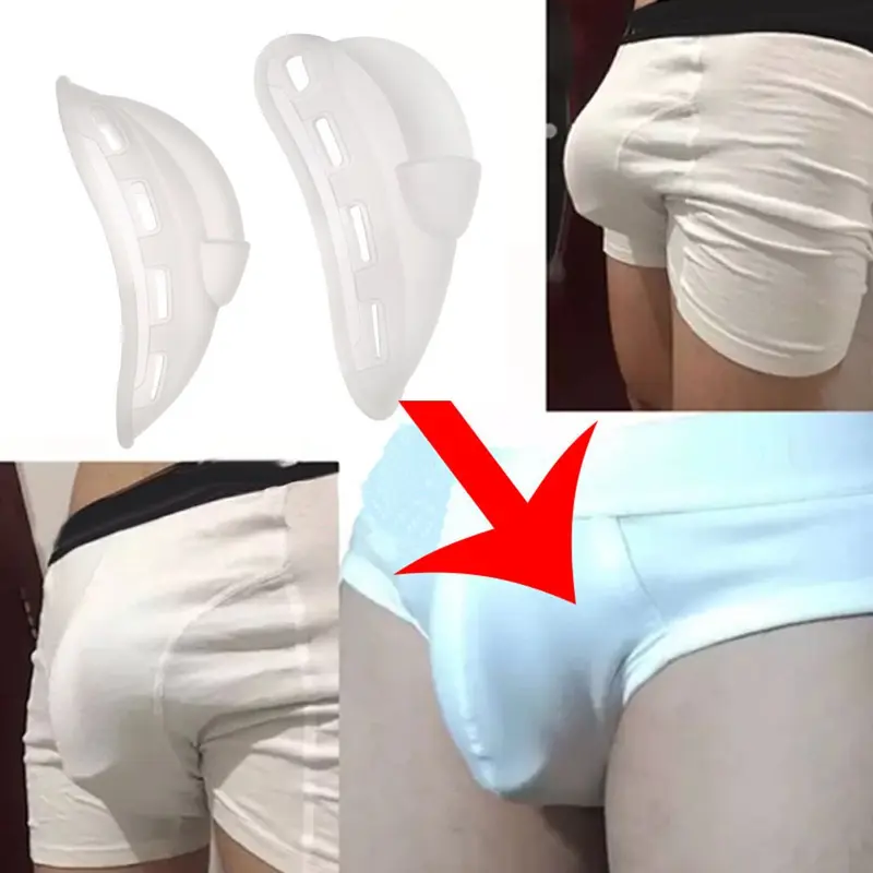 Đồ Bơi Nam Tăng Kích Thước Vùng Nhạy Cảm Miếng Đệm Silicon Push Up Quần Bơi Tam Giác Tôn Dáng Thoáng Khí Thoải Mái Đồ Lót Đi Biển 1