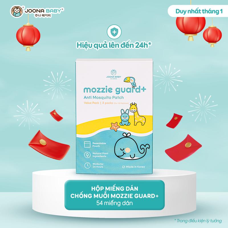 Miếng dán chống muỗi cho bé Mozzie Guard+(Hộp 54 miếng dán) - JOONA BABY Việt Nam