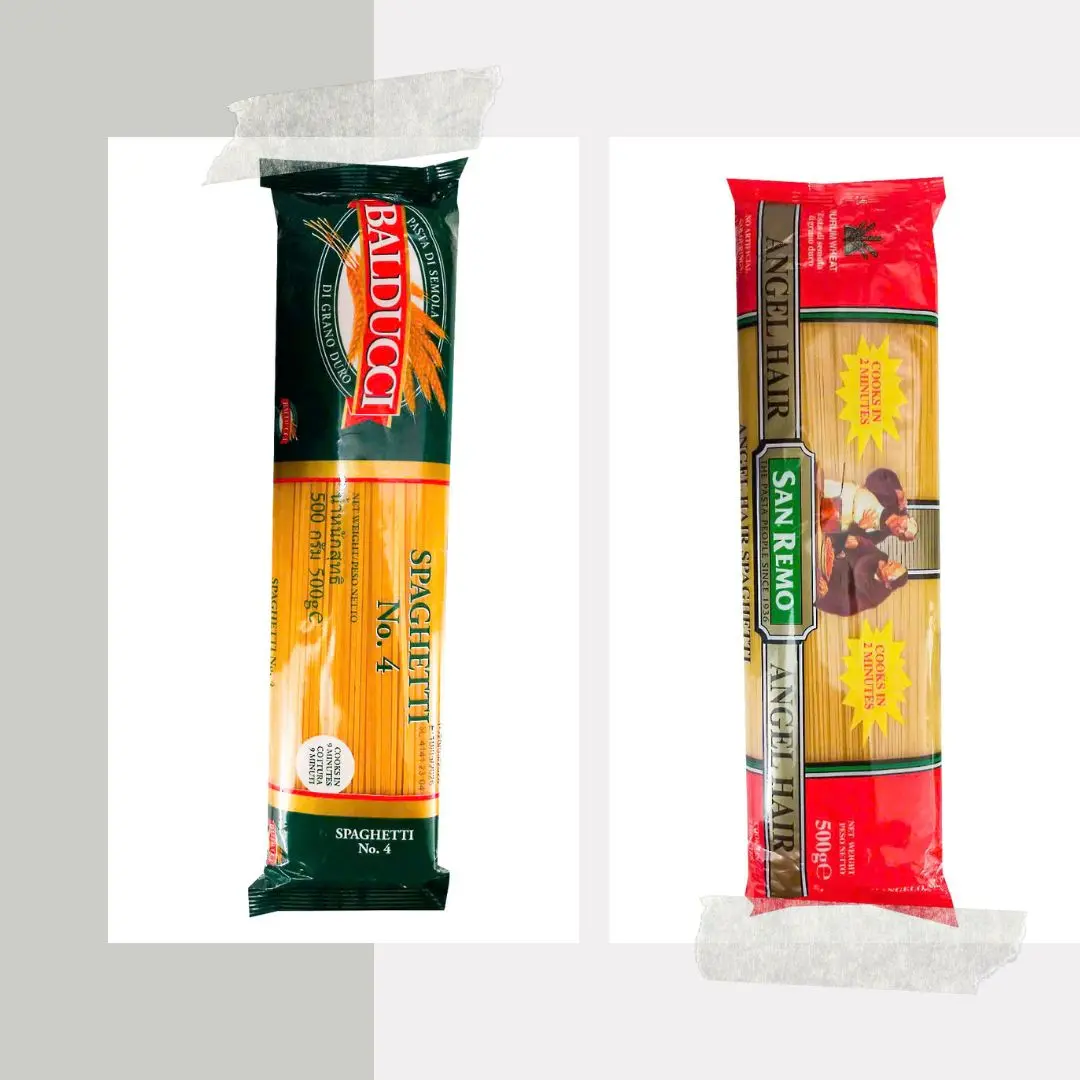 Mì ý spaghetti No.4 Balducci 500g, No.5  San Remo 500g