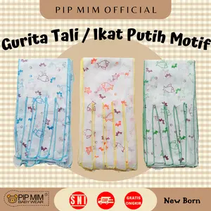 Pip Mim Baby - 1 Lusin Gurita Bayi Tali Ikat Size A / Bayi Laki-Laki Perempuan Ber SNI / Bayi Anak Anak Newborn
