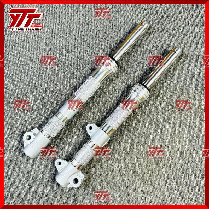 Phuộc Wave S110 phay thái Bạc cắt ty 3 phân