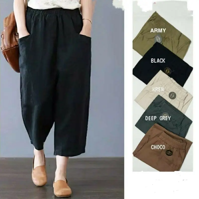 onno pants celana 7/9 longgar