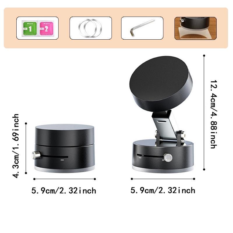 Car Phone Holder with Suction Cup, Foldable Car Phone Holder, Universal Car Interior Accessories for Smartphone, Mount 1
