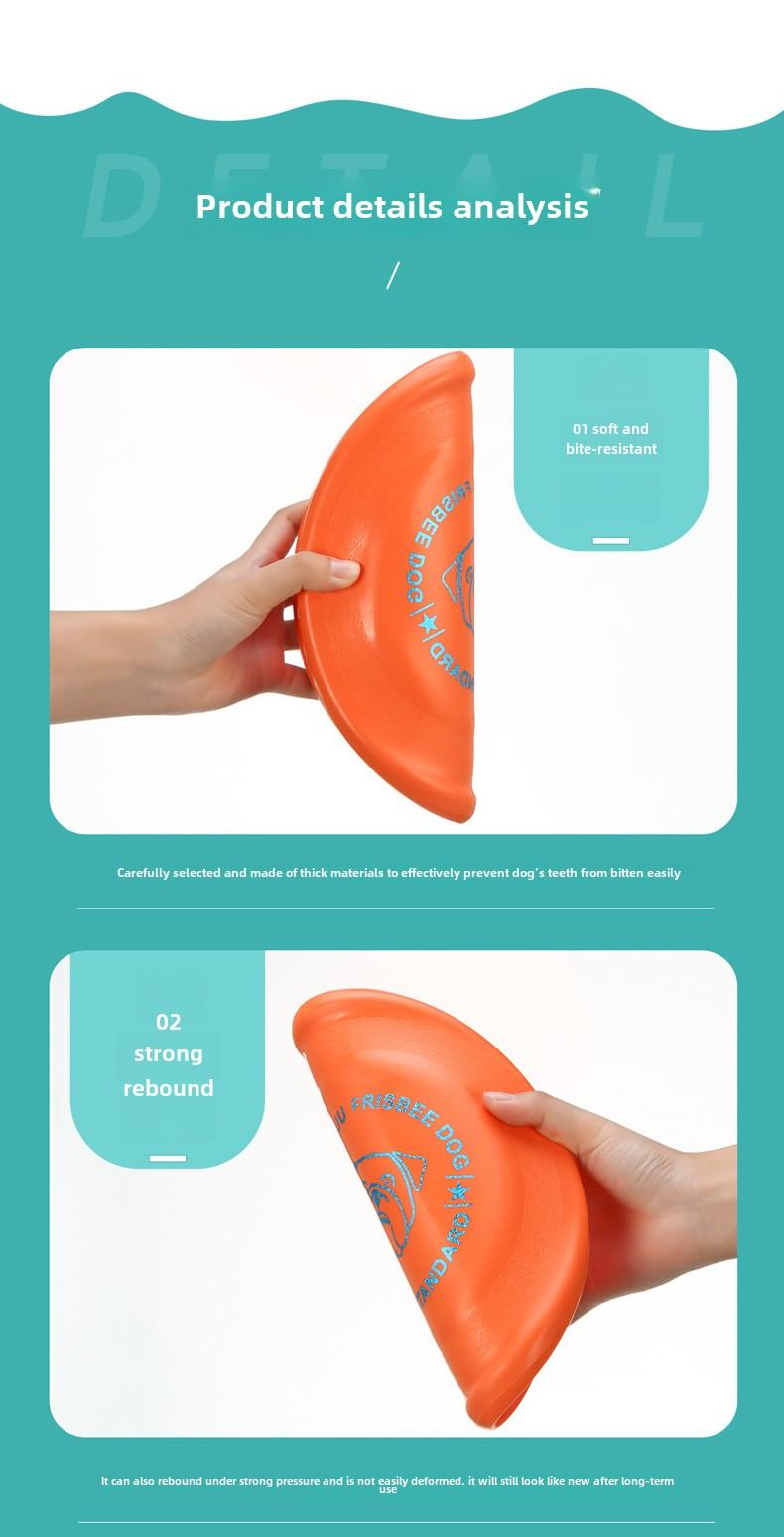 Product Introduction of Pet Training Frisbee, Durable Chew-Resistant Frisbee, Pet Toy Disc, Dog Training Disc, Floating Throwing Toy 16