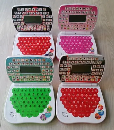 Mainan Edukasi Anak Laptop Karakter Mini 4 bahasa Fitur layar Toys Alat Perempuan 1