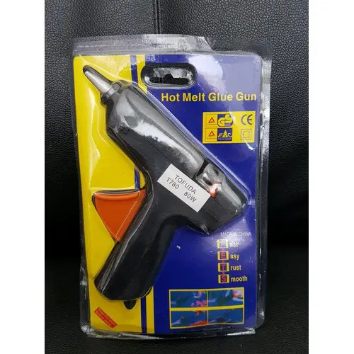 (Gratis isi lem 5 pcs) Glue Gun Mesin Lem Tembak - Hot melt Glue gun - Cocok untuk DIY, Kerajinan, dan Reparasi - Aman dan Tahan Lama - Biru Baru 6