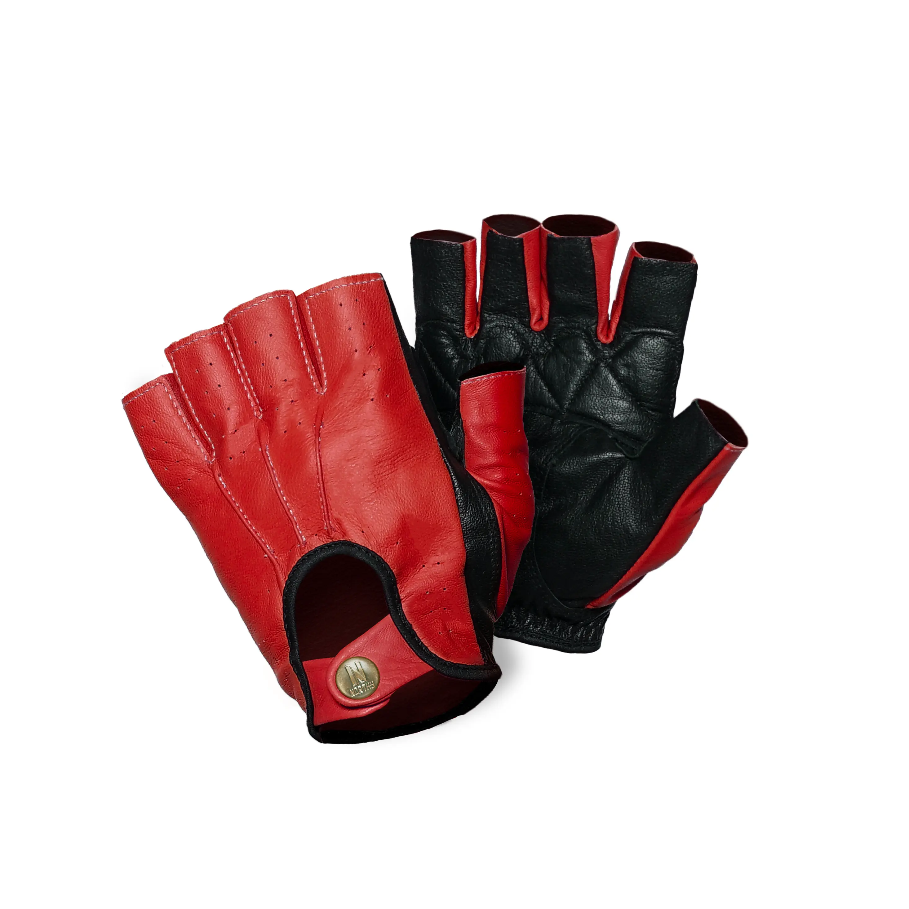 Northy Osborn Leather Gloves-Sarung Tangan Motor Kulit Pendek