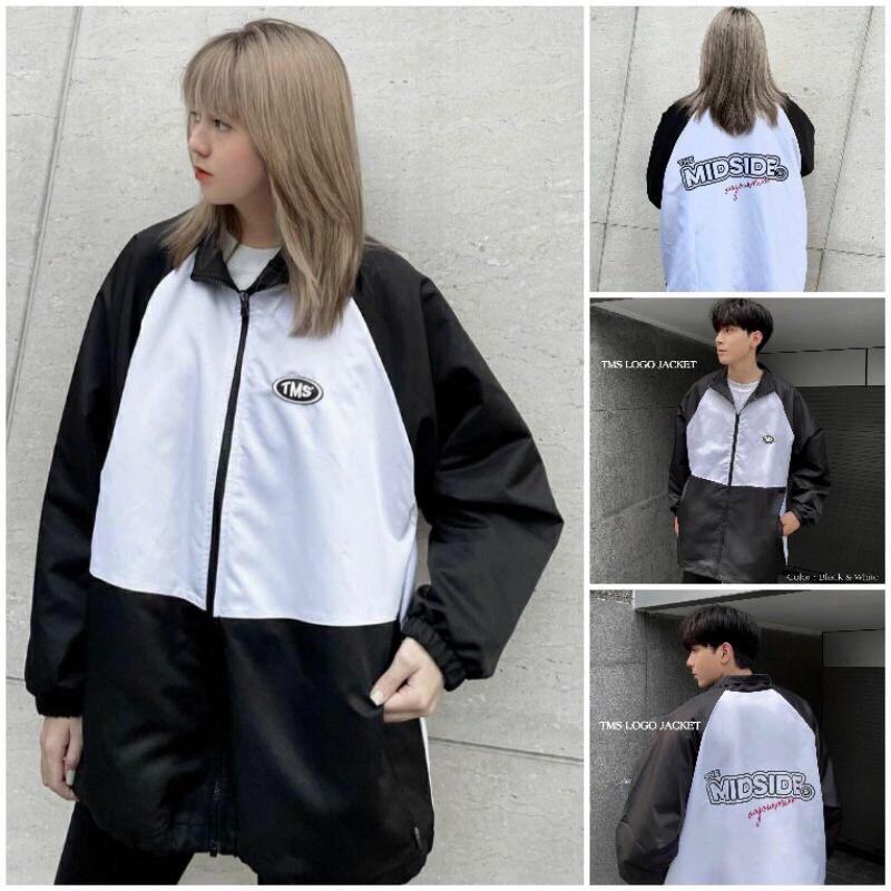 Áo khoác dù TMS 1 lớp ulzzang nam nữ kiểu dáng đẹp. Size S- M-L( 40-63kg tùy cao). Chất gió chống mưa nhẹ, bao giặt máy