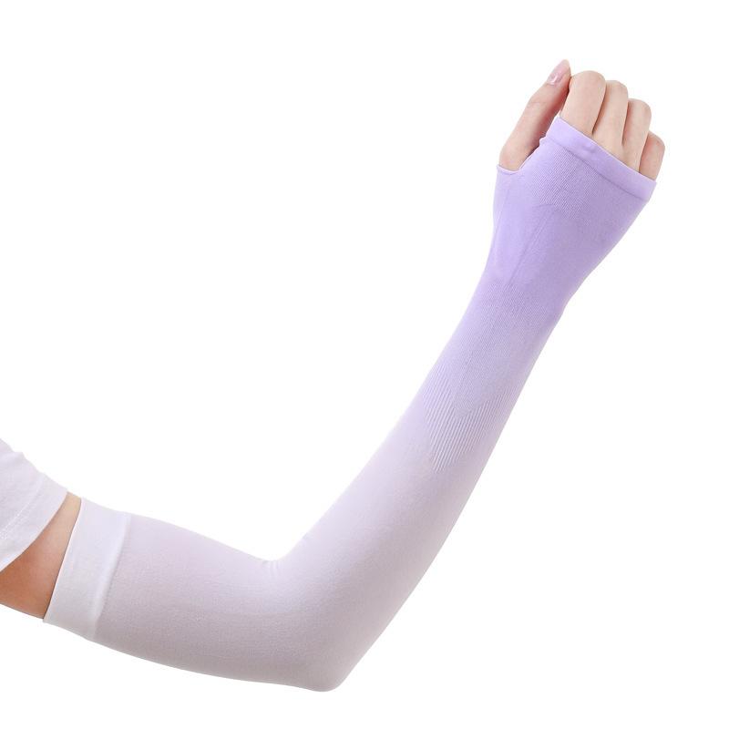 Gradient Color Viscose Fiber Oversleeve Summer Ice Sleeve Thin Female Male UV Protection Cycling Sun Protection Sleeves 8