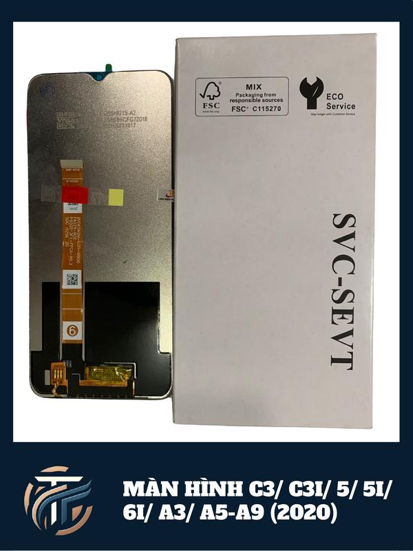 MÀN HÌNH DÙNG THAY THẾ CHO ÔPPO A5(2020)/ A9(2020)/ A31/ REALME 6i/REALME C3/C3i/5/5i/6/6i (KÈM KEO VÀ TUA VÍT)