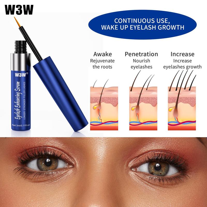 Product Introduction of Eyelash Strengthening Serum, 2 Counts Natural Thicker and Longer Lashes Serum, Lash Enhancer for Women & Girls, Eye Makeup Product for Daily 7