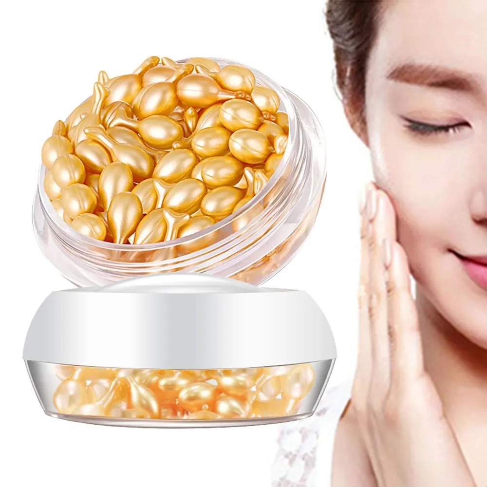 Tinh Chất Fullerene Chăm Sóc Da Mặt, Để Làm Trắng Và Làm Săn Chắc Da, Dưỡng Ẩm, Tinh Chất Dưỡng Da Mặt Nhau Thai Cừu, Cầm Tay, Dễ Sử Dụng, Kem Collagen Cho Mặt, Viên Nang Huyết Thanh