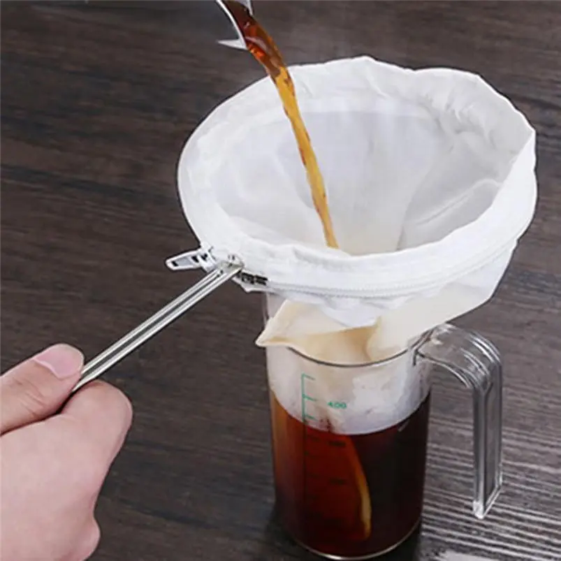 Túi lọc cà phê Sữa hạt, túi lọc Sữa hạnh nhân có thể tái sử dụng, lưới lọc thực phẩm