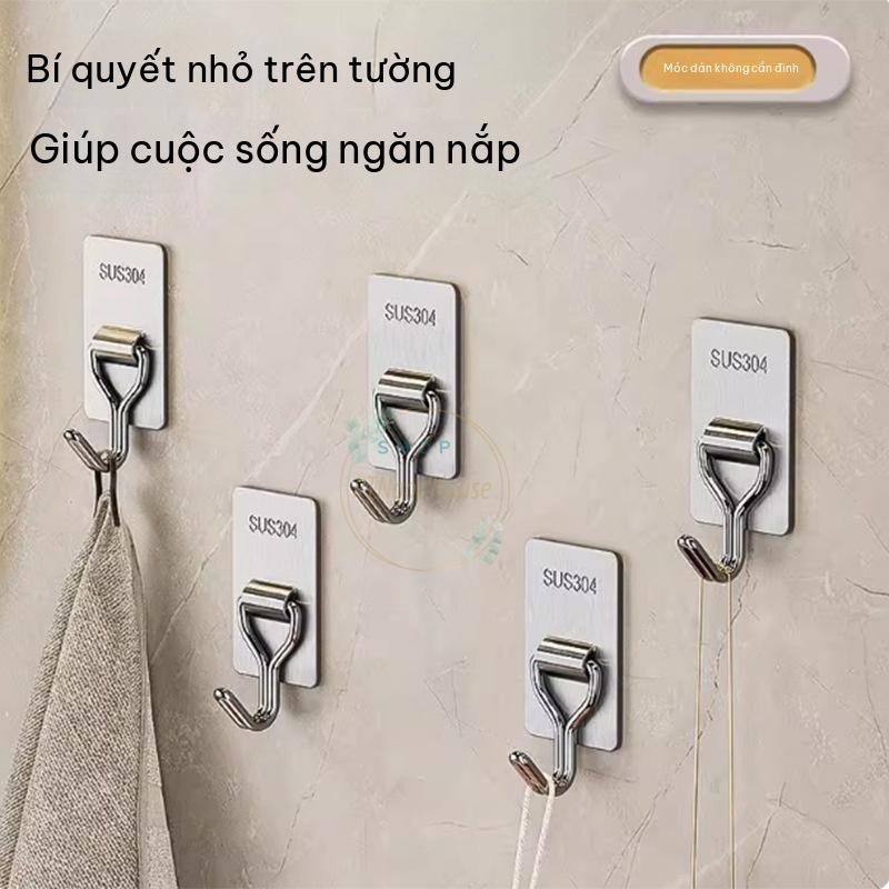 Móc dán tường Enomax chịu lực, không cần khoan tường để treo đồ đa năng cho gia…