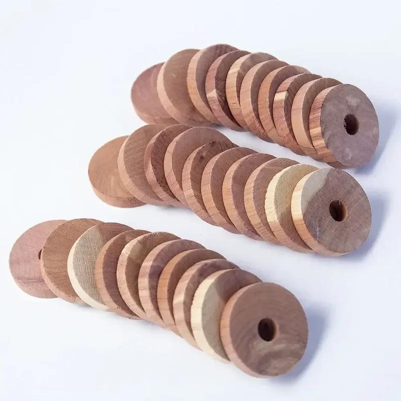 10Pcs Cedar Block Fresh Odour Deterrent Insect Wardrobe Health Natural Clothes Camphor Insect Repellent Moth Wood Home Supply 5