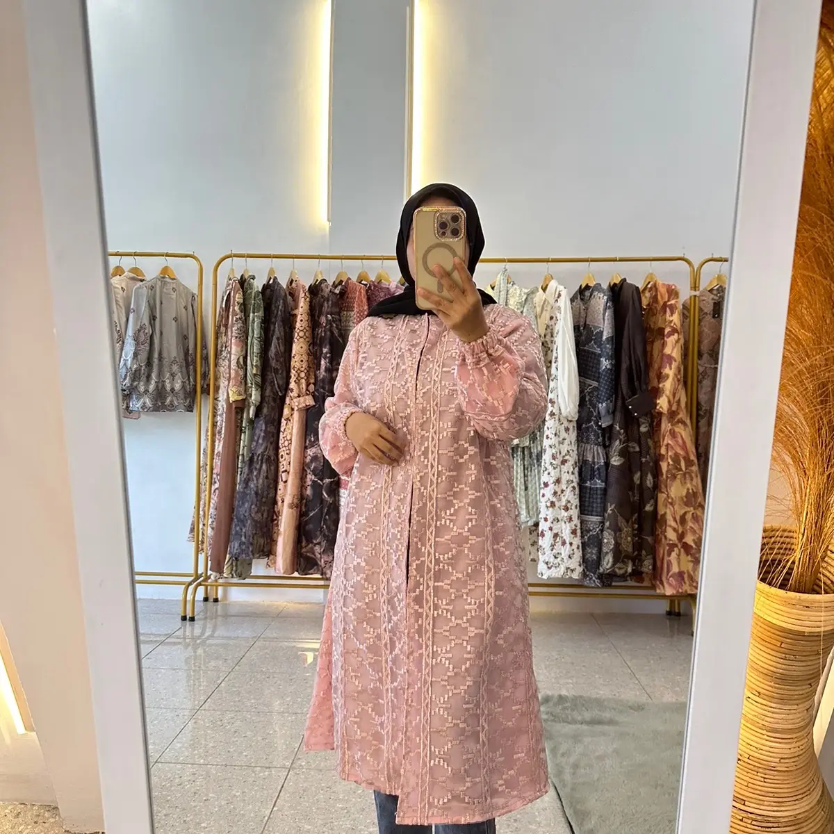 Tunik hmf organza