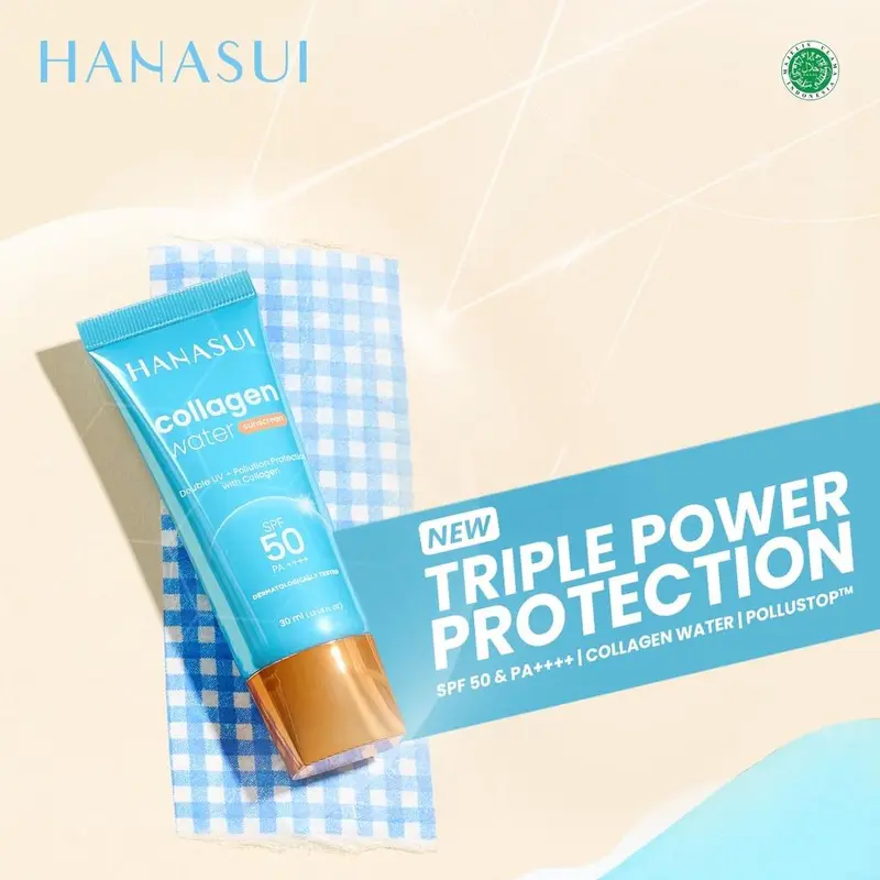 HANASUI Collagen Water Sunscreen SPF 50   BPOM 1