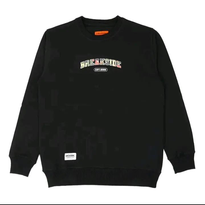 BREAKSIDE EST 2020 crewneck cotton fleece cowok keren korean style pria / wanita dewasa termurah 0