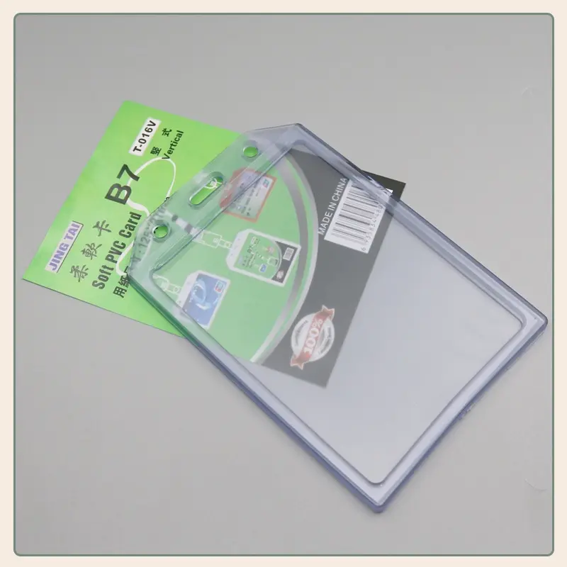 Frame Casing Tempat ID Card Holder Karet 1 Sisi / frame id card /casing id card - Qiqi Treasure 3