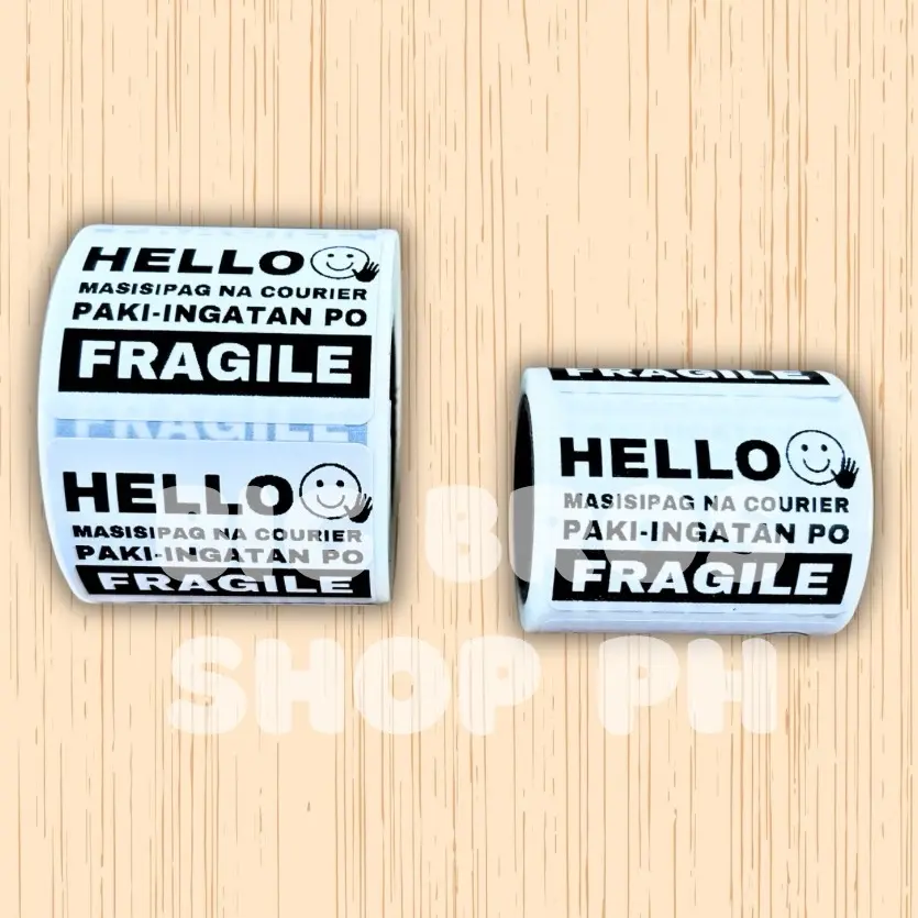 Fragile In Tagalog Tagalog Word for Fragile Thermal Sticker - Water Proof Sticker for ...