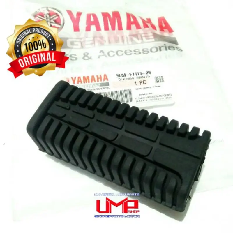 KARET BARSTEP DEPAN RX KING VEGA JUPITER Z  JUPITER MX KARET PIJAKAN KAKI DEPAN KARET STEP VEGA ZR JUPITER Z1 VEGA R FORCE ONE FIZR ASLI YAMAHA