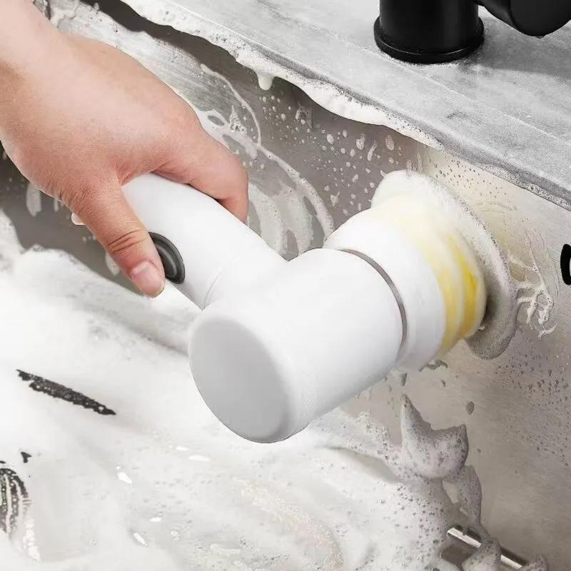 Multi-functional Electric Cleaning Brush for Kitchen and Bathroom - Wireless Handheld Power Scrubber for Dishes, Pots, and Pans 4