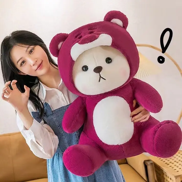 Gấu bông lena ngồi siêu đáng yêu  - thú nhồi bông lena gấu dâu sezi 30cm Thú Bông Toy Đồ Chơi 5