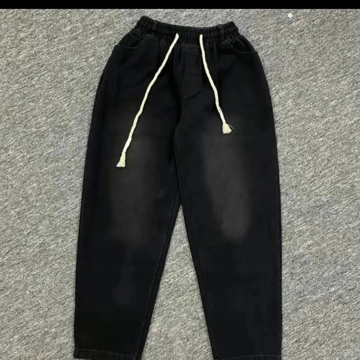 [ HÀNG CAO CẤP BIGGIze ] Quần bò baggy zin MÀU ĐEN Xịn fom đẹp nữ Women Pants