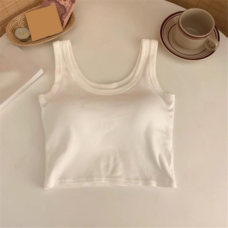 Áo Vest Lưng Đẹp Phong Cách Pháp, Cô Gái Nóng Bỏng, Áo Hai Dây, Có Đệm Ngực, Thích Hợp Mặc Trong Và Ngoài Trời, Phong Cách Mới, Không Tay, Chống Lộ, Thể Thao Nữ, Có Thể Mặc Bên Ngoài 5