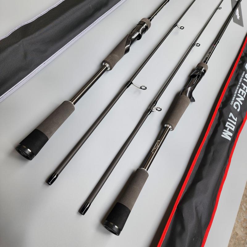 Cần Câu Cá Lure Ji Feng Có Size 1m8,2m1,2m4 (Có cần Đứng Và Ngang) Đi Câu Bắt Cá Fishing