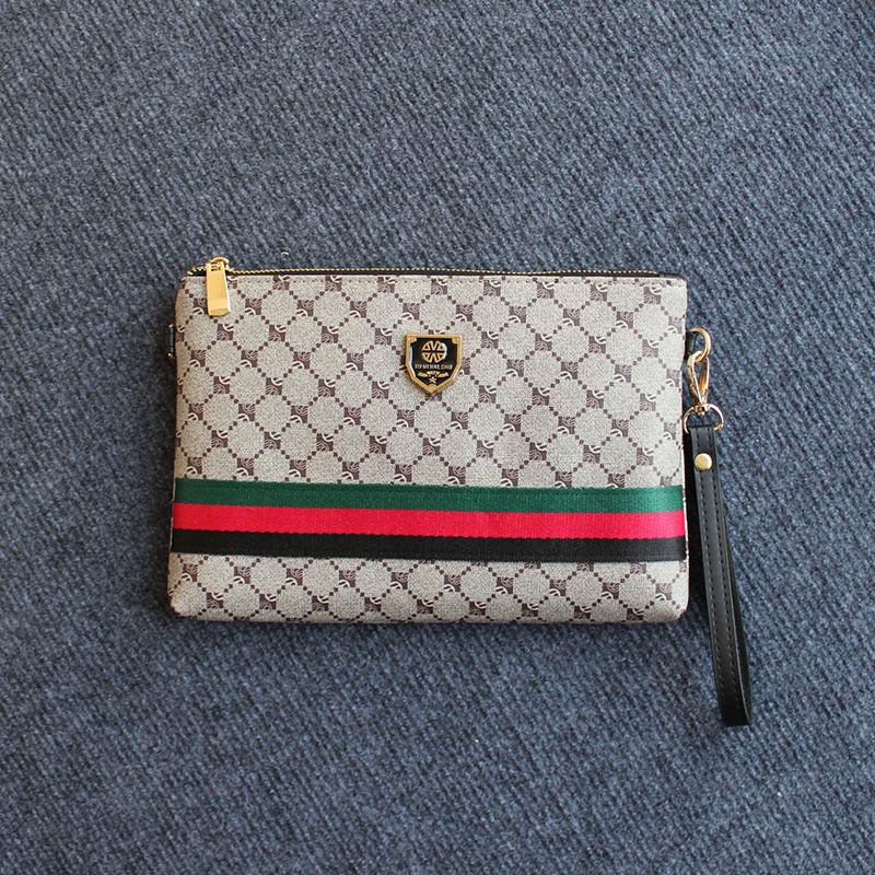 Product Introduction of High-End Clutch Bag Personality Trendy Fashion Men's Bag 2024 New Clip Bag Men's Handheld Bag Long Wallet Women 13