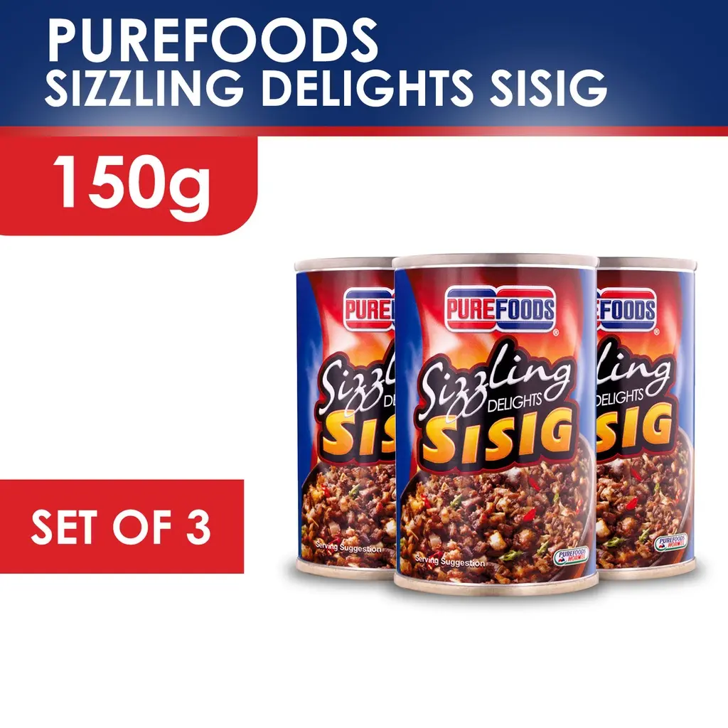 Purefoods Sizzling Delights Sisig (150g) Set of 3