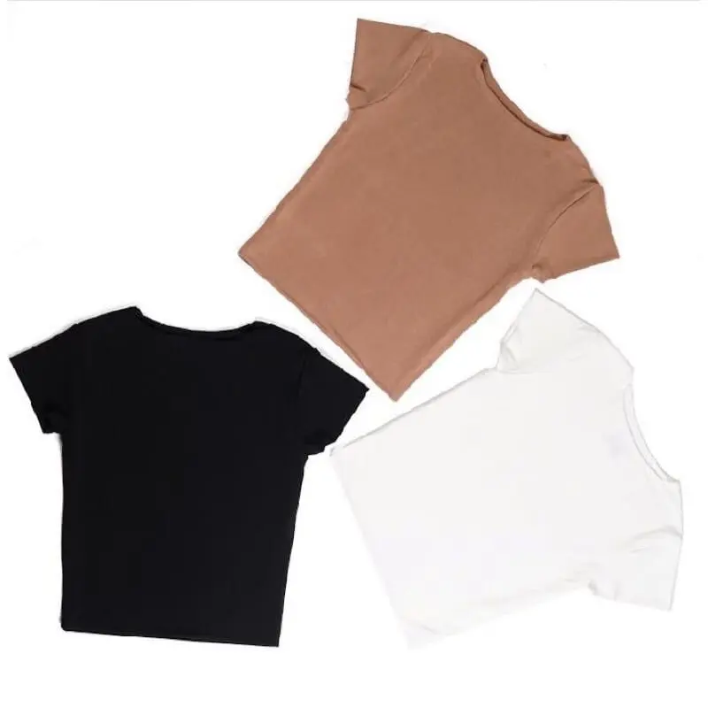 Top double layer atasan jersey premium tebal baju atasan wanita Nyaman Kaos 2