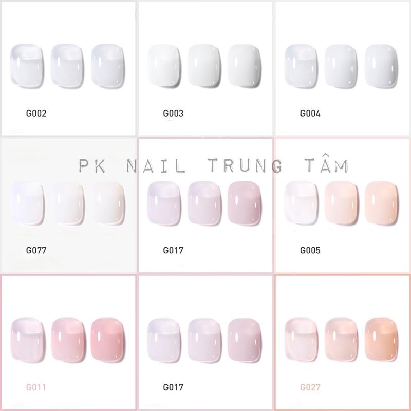 106 màu sơn gel đủ tone màu thạch-sơn gel angels thạch trà sữa,thạch ghi,thạch đỏ rượu vang,thạch hổ phách,thạch xanh,thạch tím sữa,trắng gạo đậm,trắng gạo nhạt 4