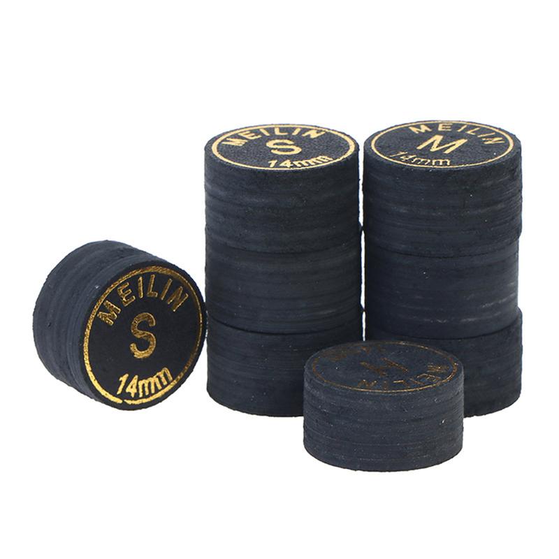 Product Introduction of 1PC H/M/S/SS 14MM Black Multi-Layer Pool Cue Tip For Nine Clubs Billiard Supplies #471576 37