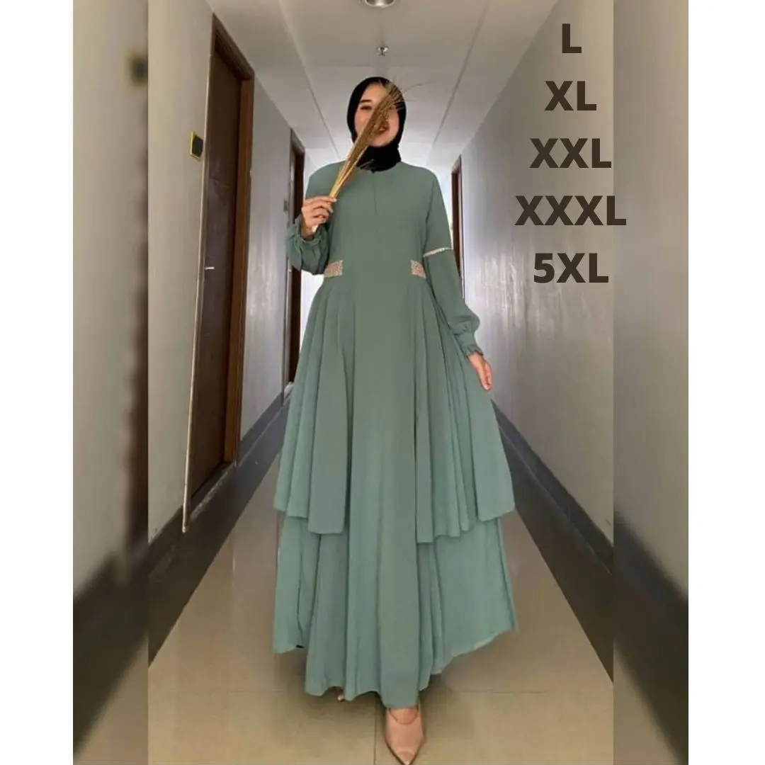Gamis Kekinian Viral 2022 Outfit Kondangan Ameena LD UP TO 140 Formal Karet Mewah Muslim Panjang Pesta Renda Simple Wudhu Dalaman Variasi Dress Lebaran Nyaman Gaun Muda Remaja Serat