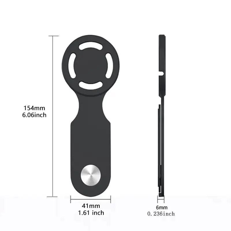 Computer Side Screen Magnetic Phone Holder, Laptop or Desktop Monitor Side Mount Phone Holder Stand, Foldable Computer Expansion Bracket Compatible With Any Phone, Universal Phone Accessories 1