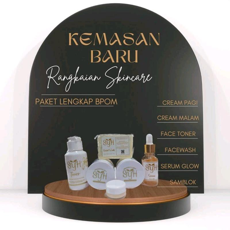 SKINCARE SYR BY SYH SYAHRAENI GLOWING KEMASAN BARU ORIGINAL Semua Jenis Kulit 1