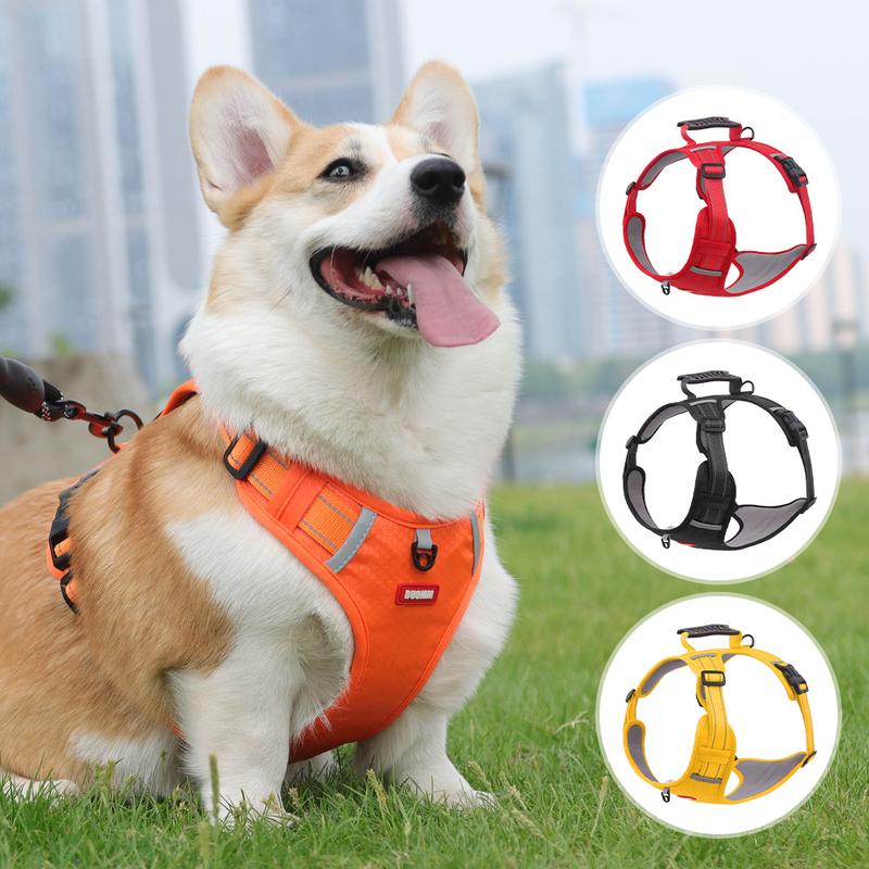 Dây Xích Thú Cưng, Loại Áo Vest, Dây Đeo Ngực Cho Chó, Phản Quang, Thích Hợp Cho Ngực Và Lưng Của Chó, Đồ Dùng Thú Cưng 1