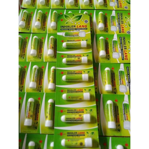 Paket 6 Pcs Inhaler Cap Lang 1 Renteng semprot hidung - Shop | Tokopedia