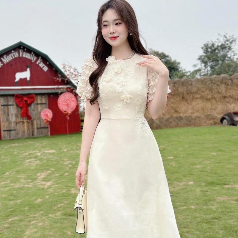 Đầm đi tiệc váy thiết kế sang trọng vải cao cấp Tahe Q70 4